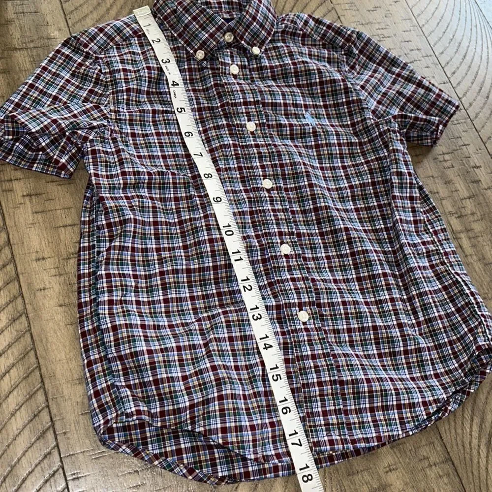 Ralph Lauren 💯 Cotton Natural Stretch Short Sleeve Shirt Unisex